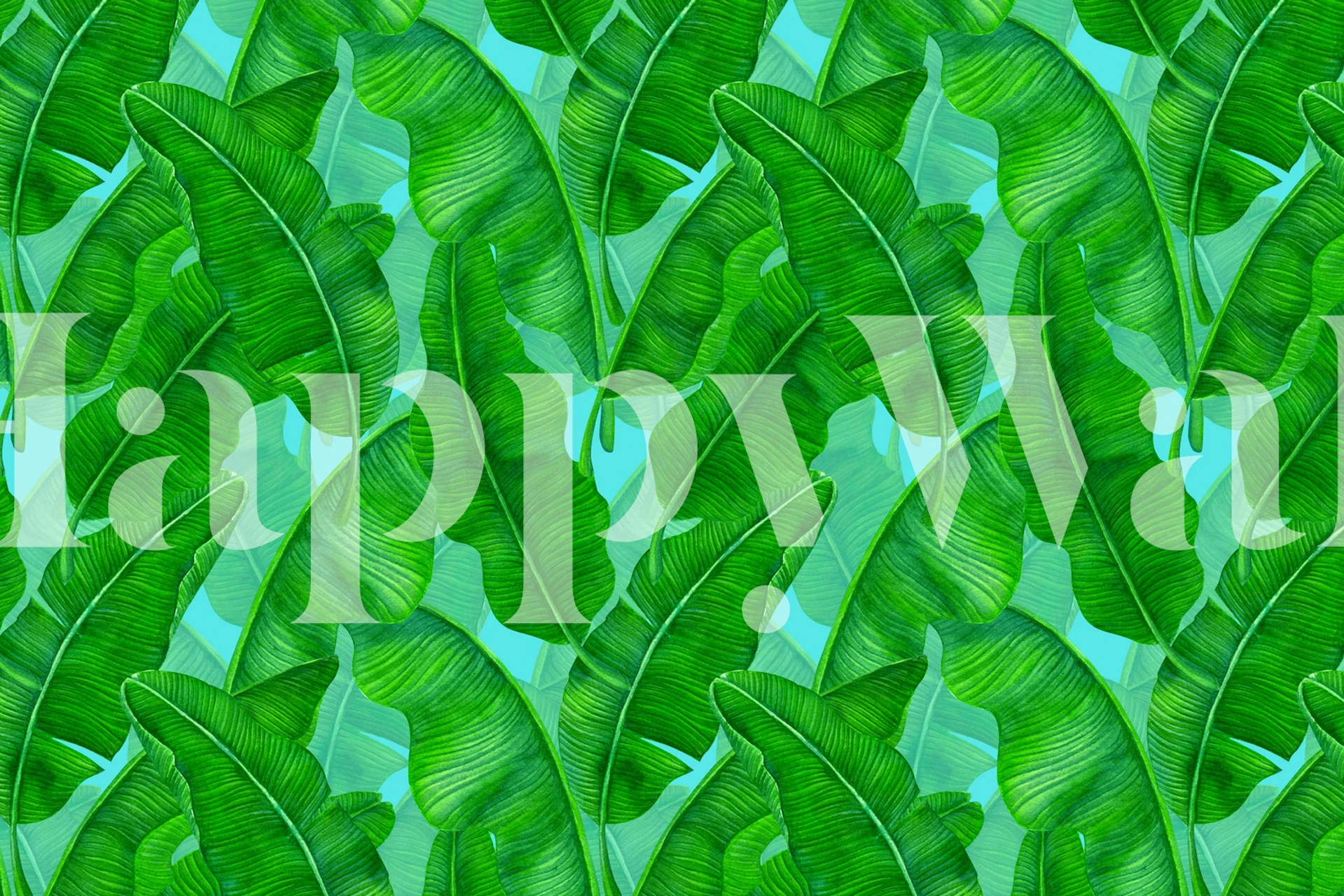 Tropical Banana Leaf Wall Mural for a fresh, natural home decor