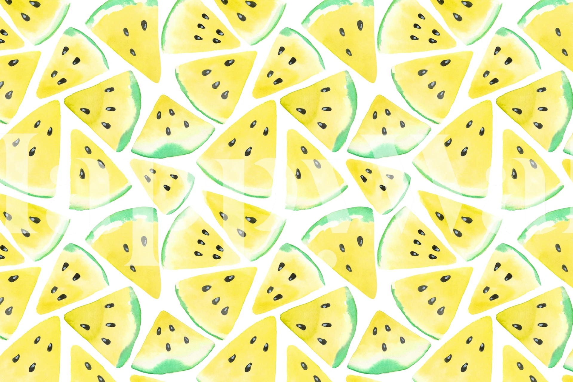 Papel pintado de Watermelon slices en una habitación