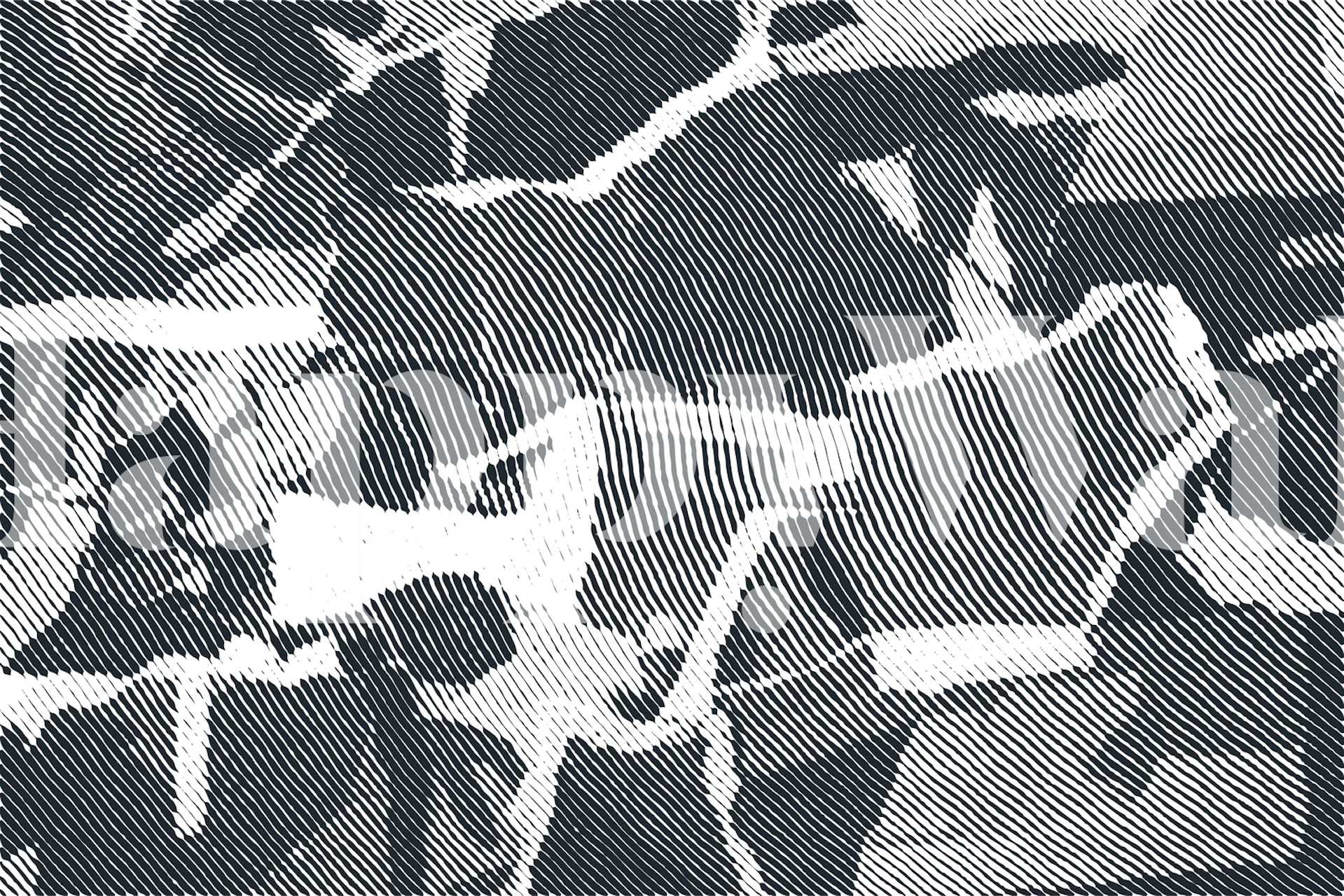 Black and white abstract halftone pattern wallpaper