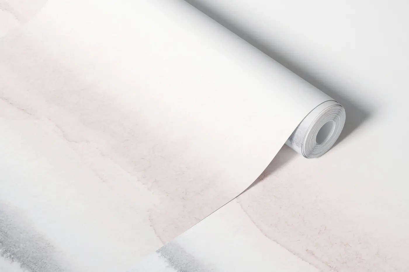 Indigo and soft pink ocean wallpaper roll