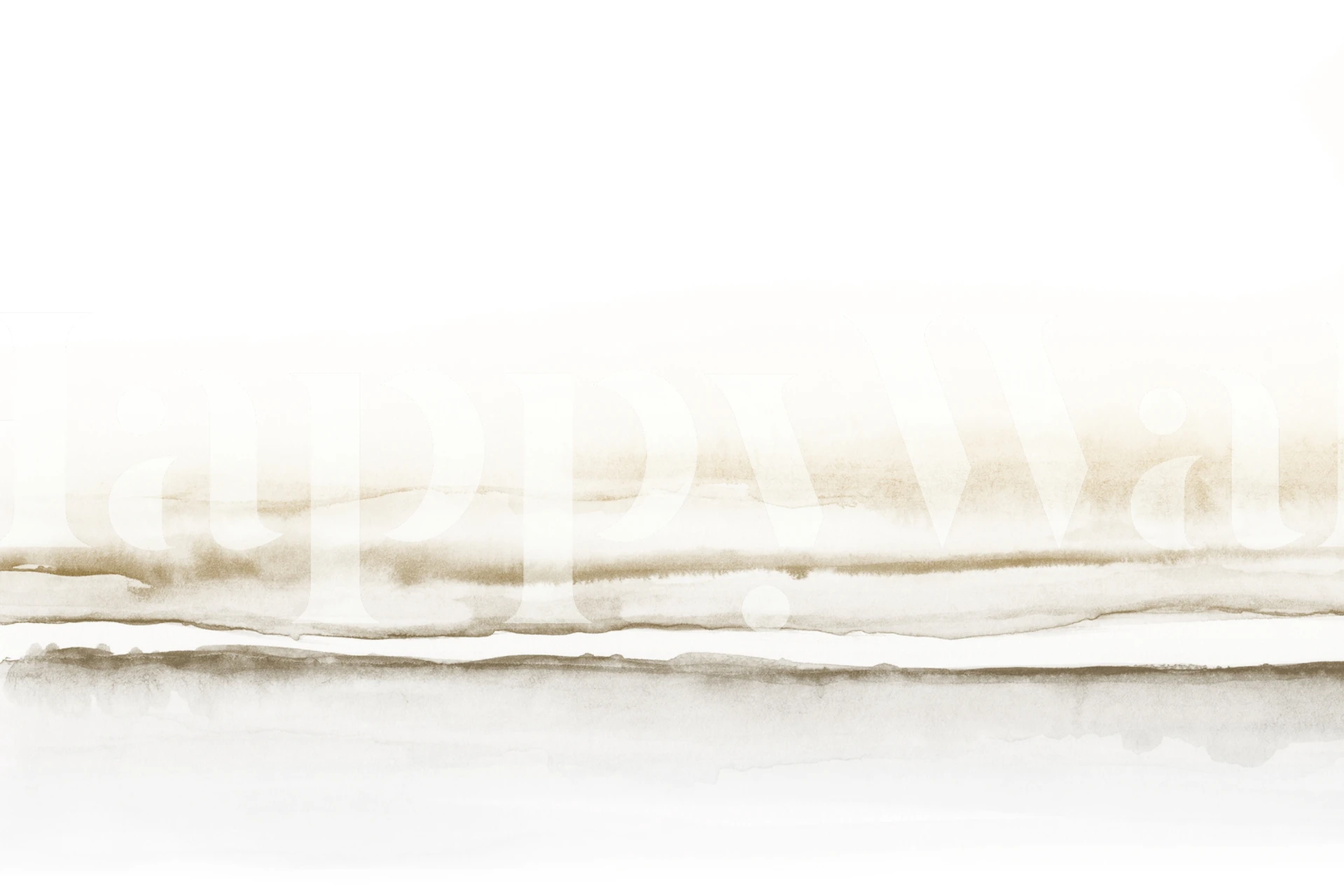 Abstract beige tones ocean wallpaper with soft gradient