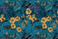 Tropical garden 5 papiers peint