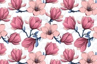 Magnolia garden 3 behang