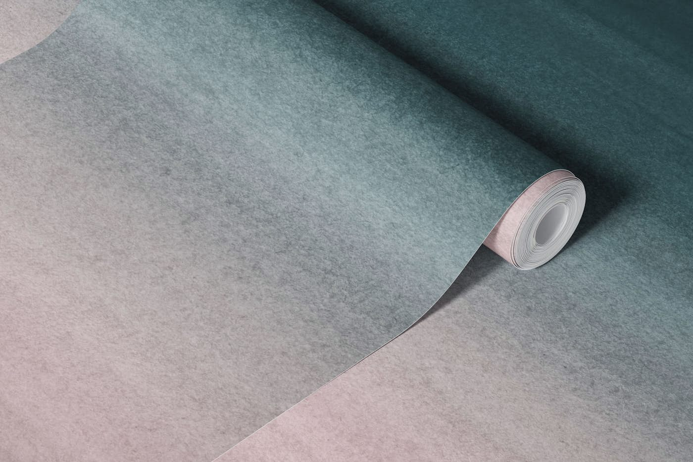 Teal Blush Watercolor 1 wallpaper roll