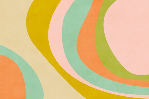 Mid century modern pastel 2