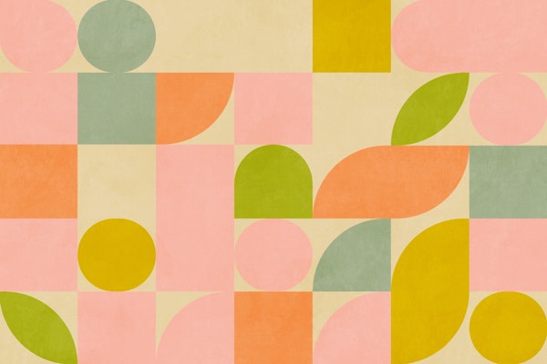 Mid century modern pastel 3