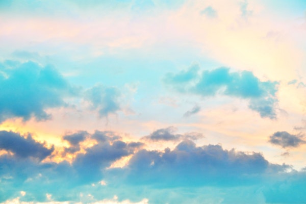 Unicorn Pastel Clouds 4a