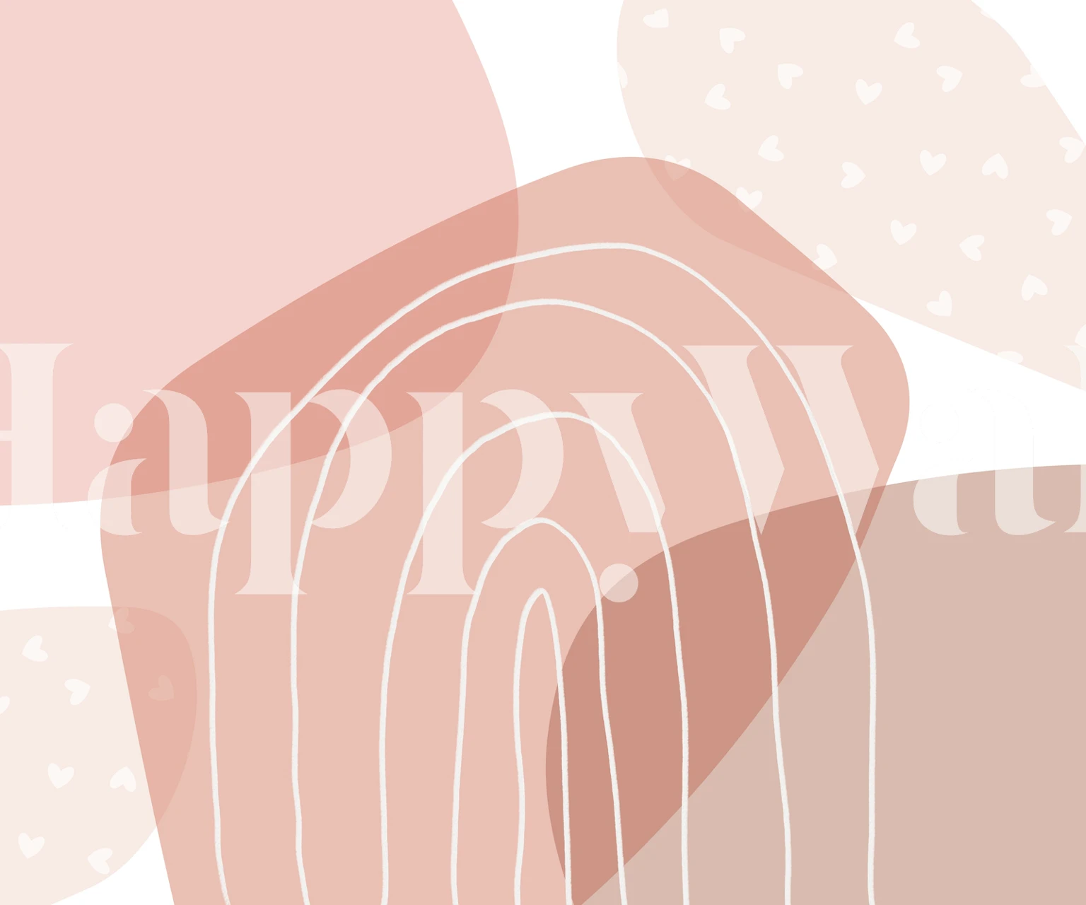 Carta da parati per bambini e Boho Nursery disegnata a mano