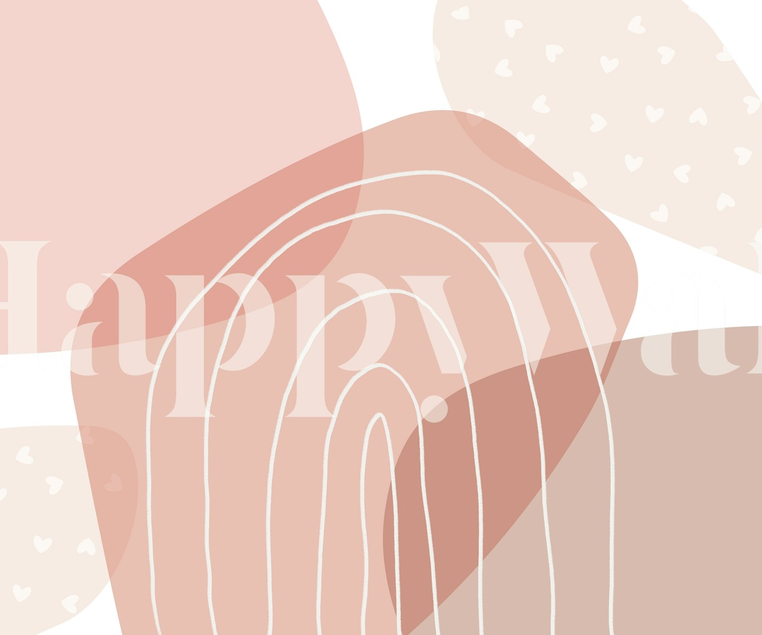 Handritad Boho Nursery och babytapet