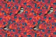 birds on blueberry branches 2