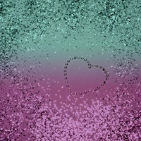 Mermaid Lady Glitter Heart 1 tapete