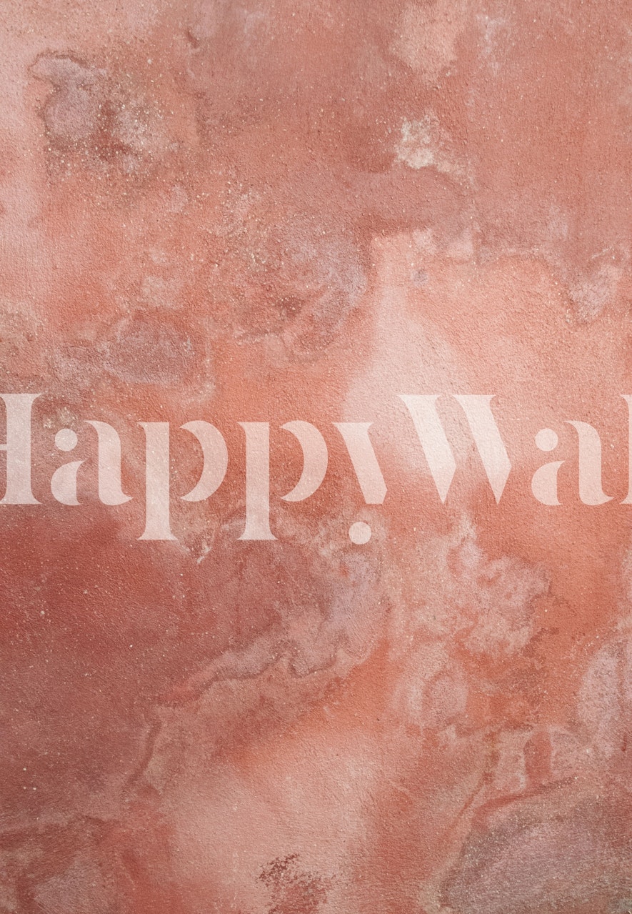 Peach and pink abstract marble wallpaper