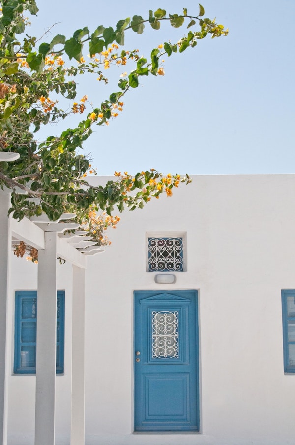 Santorini Oia Blue Door 2