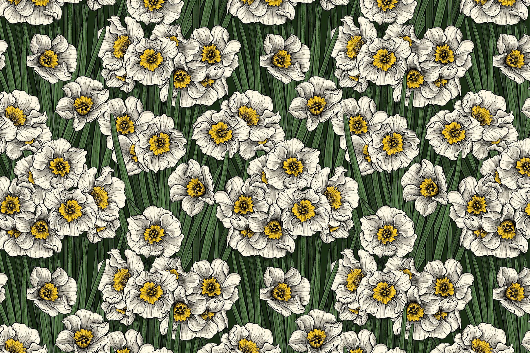 Daffodils Wallpaper Buy Online At Happywall