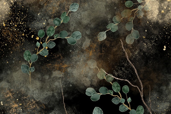 Moody Eucalyptus Glamour Art