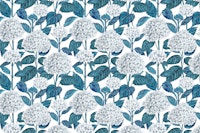 White hydrangea watercolor 2 tapete