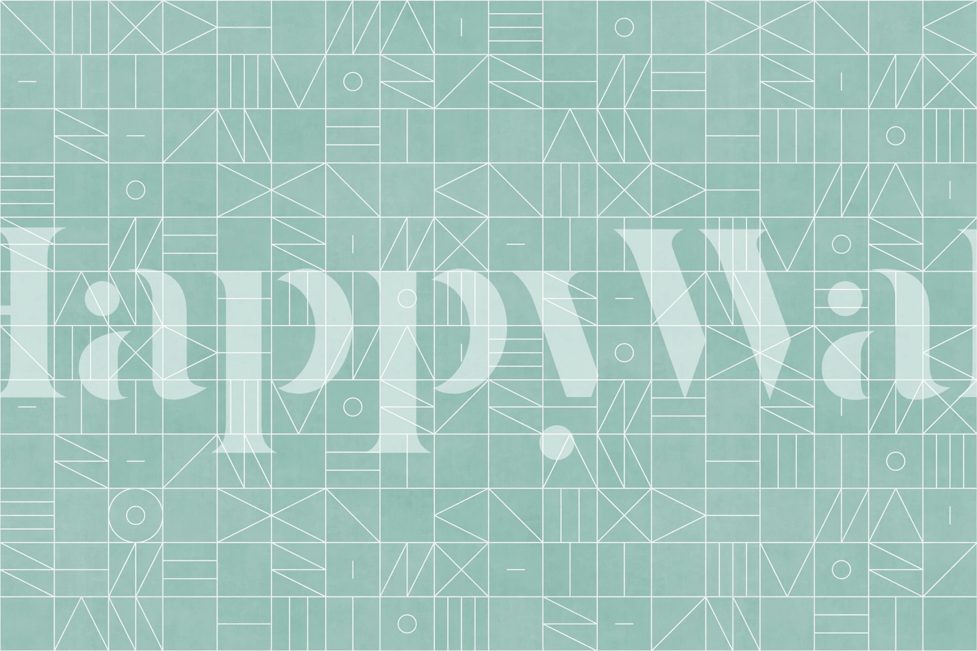 Geometriske mønstre My Fav Geo Patterns No 7 Small i et rum