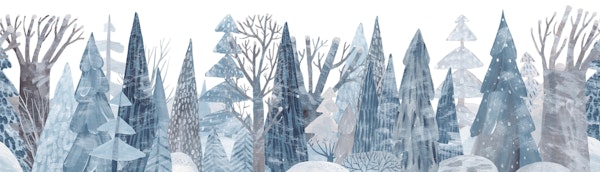 Winter forest landscape II