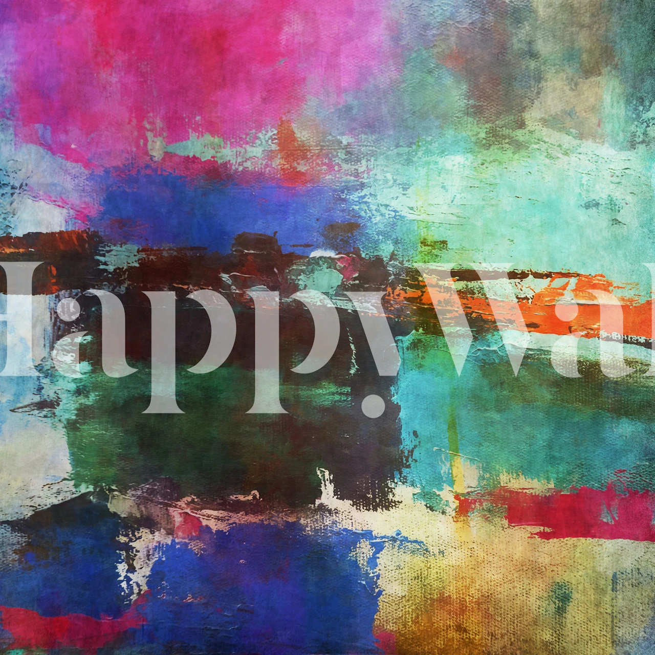 Rustic Geometric 6 wallpaper in a room