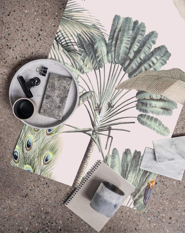 Pink Jungle Wallpaper