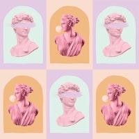 Pastel David and Artemis carta da parati