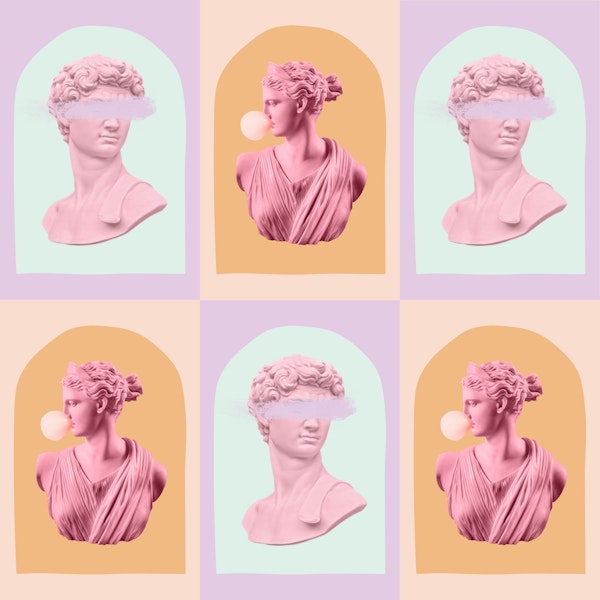 Pastel David and Artemis