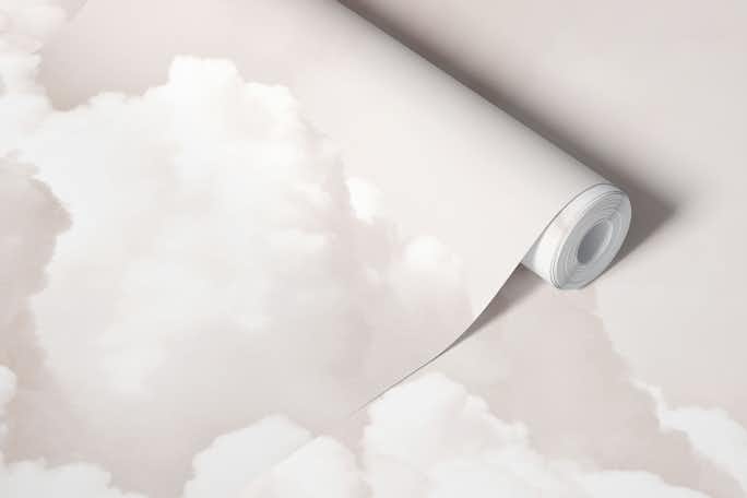 White Soft Bright Cotton Clouds Background Stock Photo, Picture