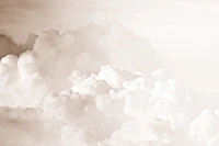 Cotton Clouds Beige tapete