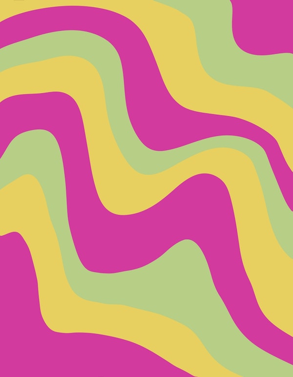 Retro Summer Swirl Wave 4