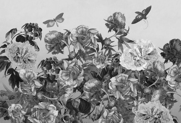 elegant grey flowers