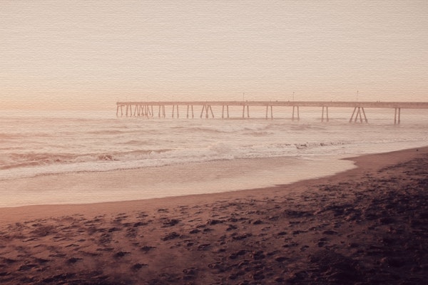 California Halfmoon Bay Beach