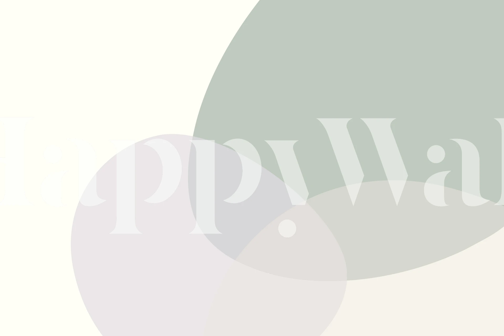 Organic Stones Pastel wallpaper on a wall