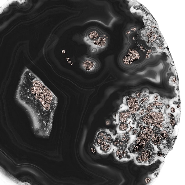 Malachite Rose Gold Glitter 1a