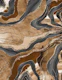 Earthy Marble Agate Gold 1