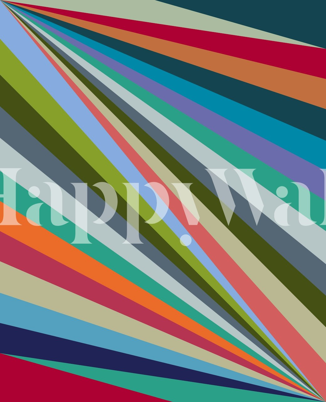 Colorful diagonal wallpaper design