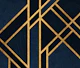Art Deco Midnight Blue