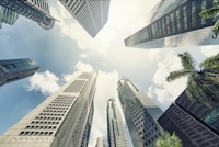 Raffles Place wallpaper