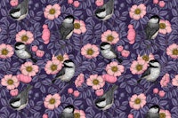 Birt in the wild rose 2 papiers peint