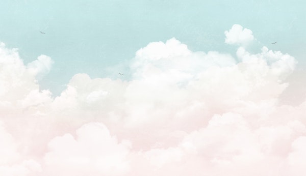 Abstract pastel clouds