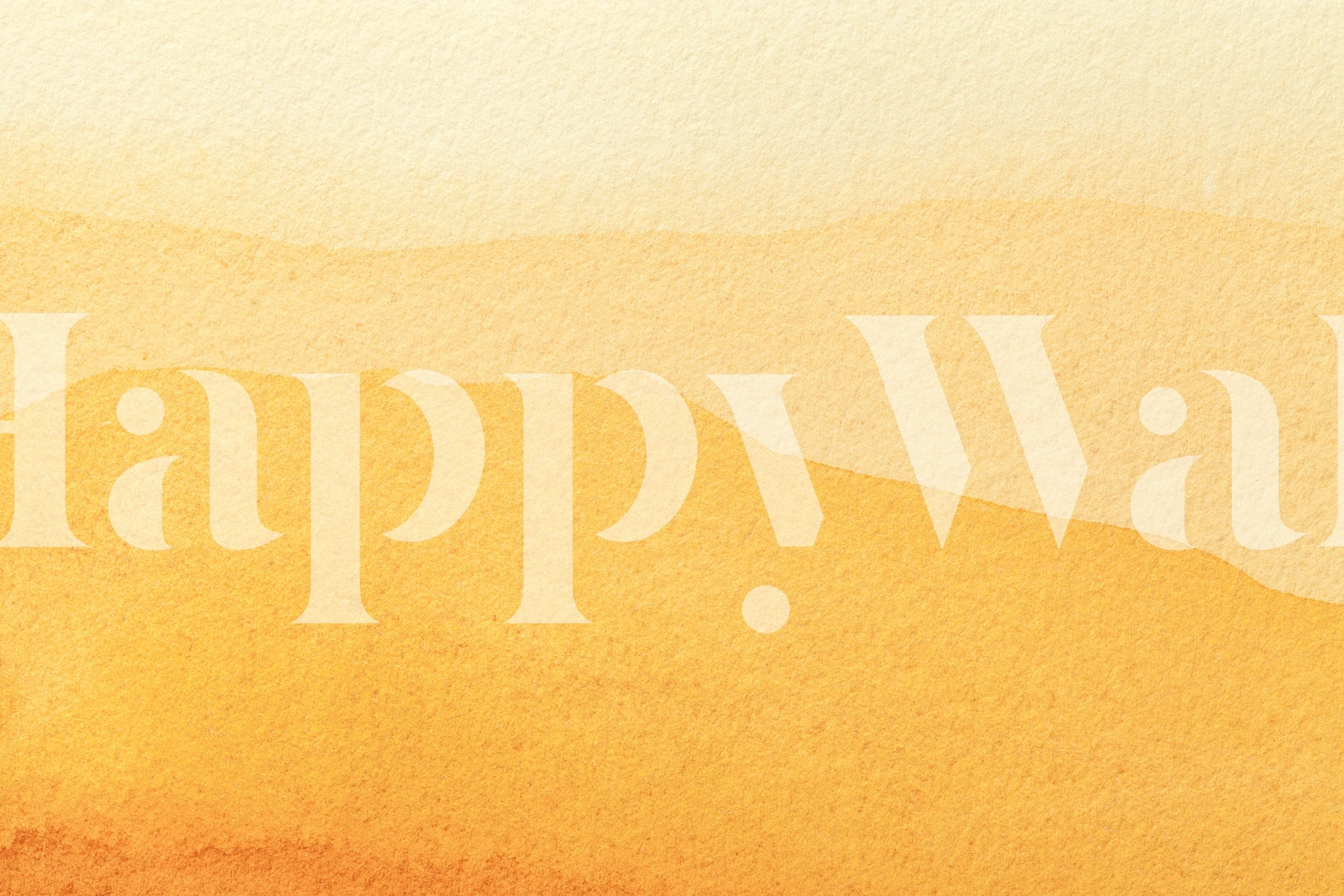 Yellow watercolor gradient wallpaper with soft shades and smooth texture