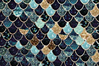 Really Mermaid Mystic Blue tapet