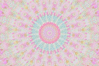 Arabesque Candy Mosaic Mandala behang