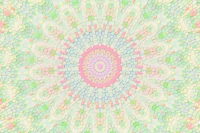 Arabesque Candy Spring Mandala behang