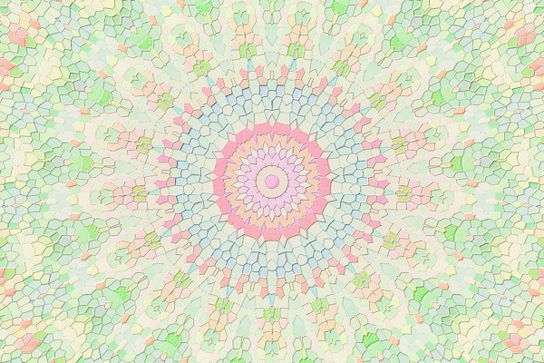 Arabesque Candy Spring Mandala