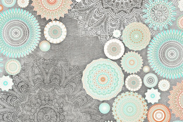 Festival Flow Mint Mandala