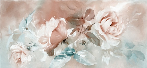 Roses oil painting