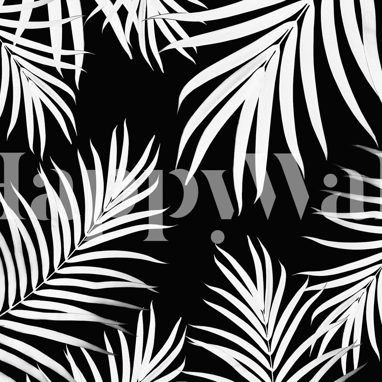 Palm Leaves Pattern Vibes 4 en una habitación