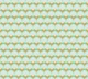 Mid century flowers teal