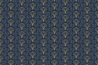 Gold Navy Art Deco carta da parati
