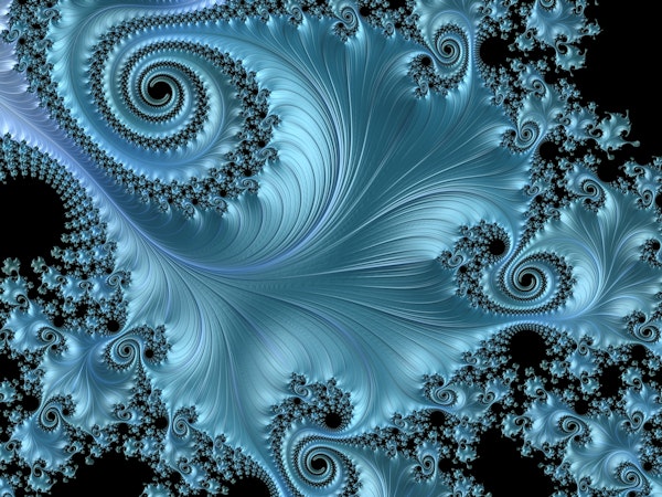 Blue Wave Fractal